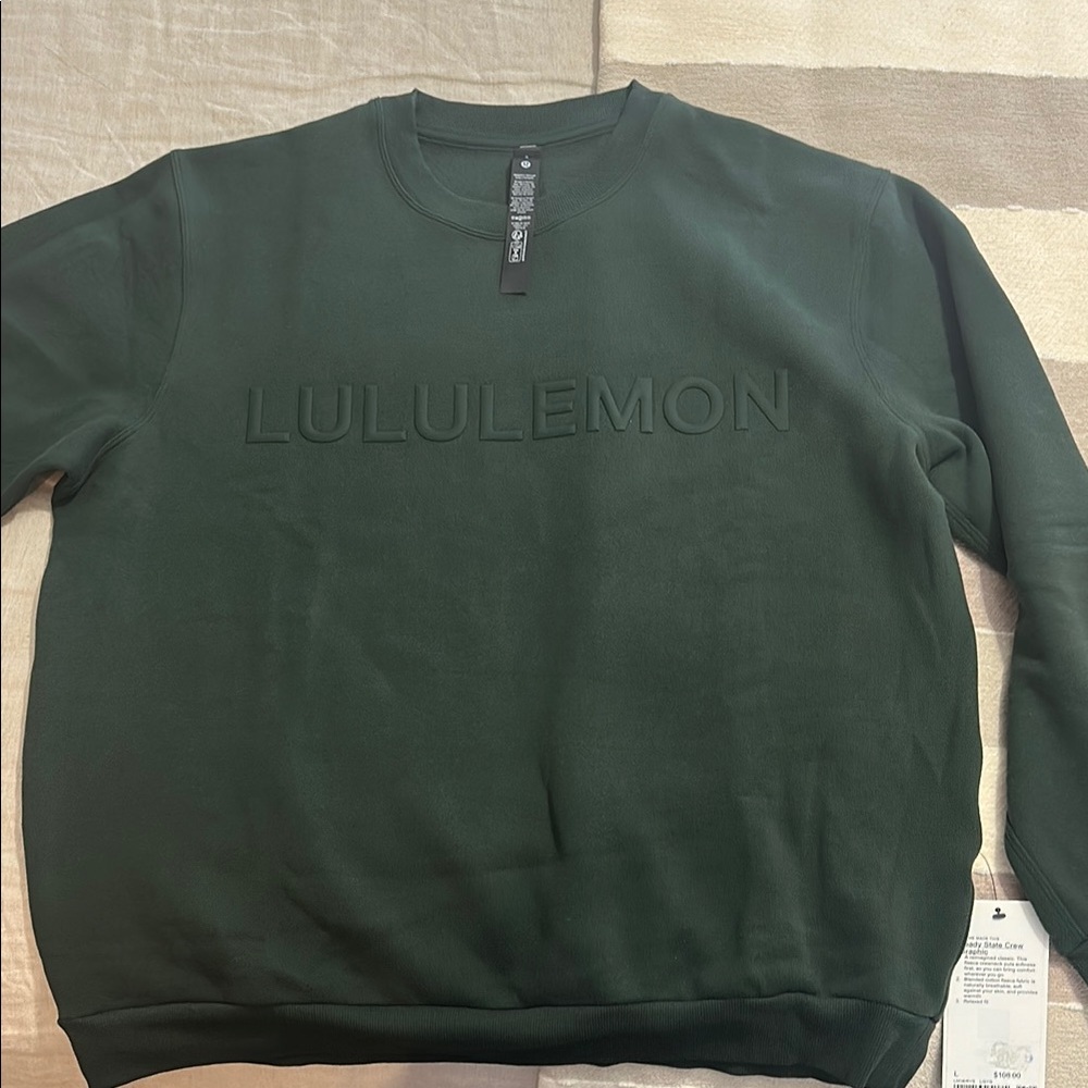 lululemon athletica Men's Green Sweater